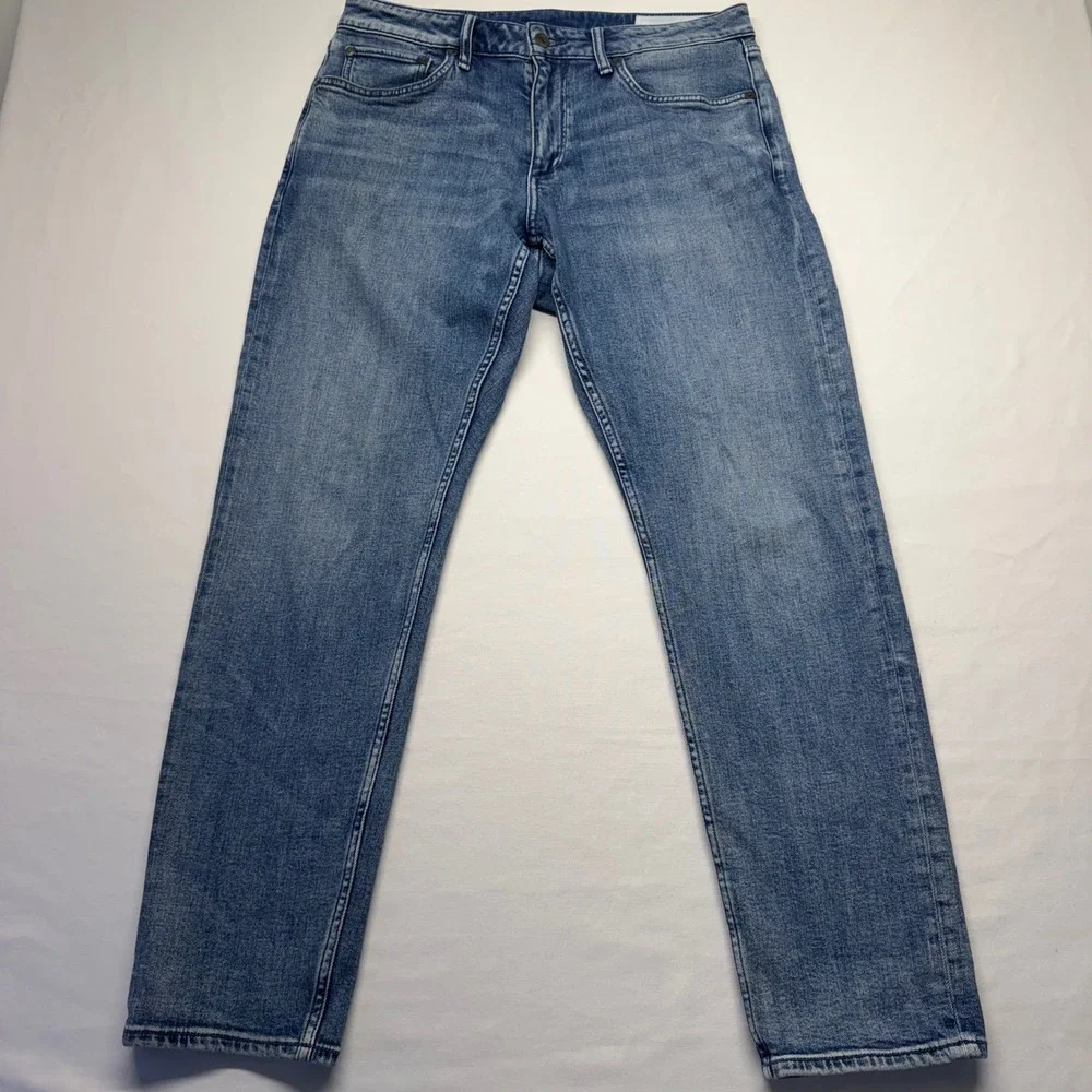Rag & Bone Fit 3 Athletic Jeans 32x30 Gavin Light Wash Stretch Mens Denim